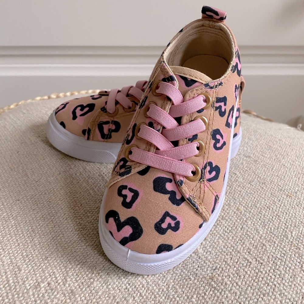FABKIDS Leopard Canvas Sneakers